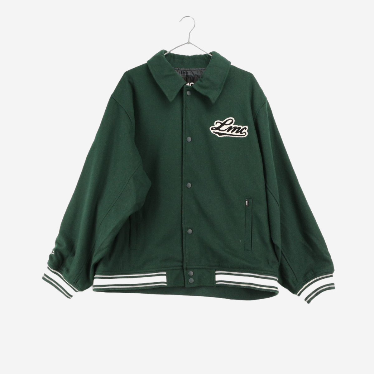 [XL]LMC Green Varsity Jumper/Jacket(SW2515)