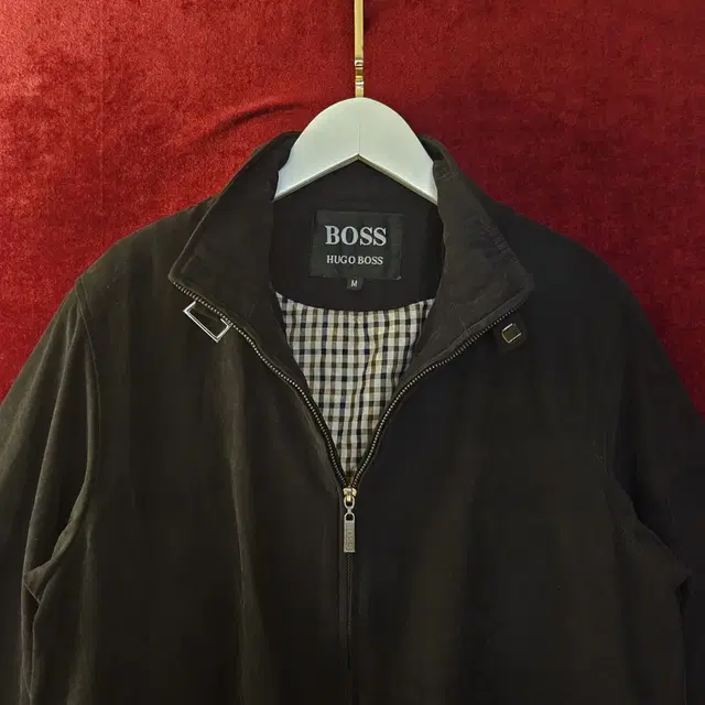 HUGO BOSS 보스 스웨이드 봄버자켓 M size