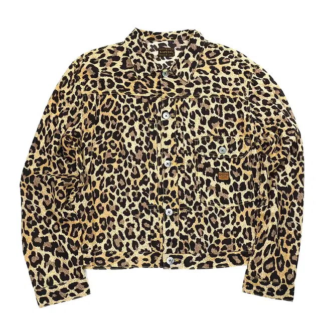 KAPITAL GAUZE 1ST SHIRT JACKET LEOPARD