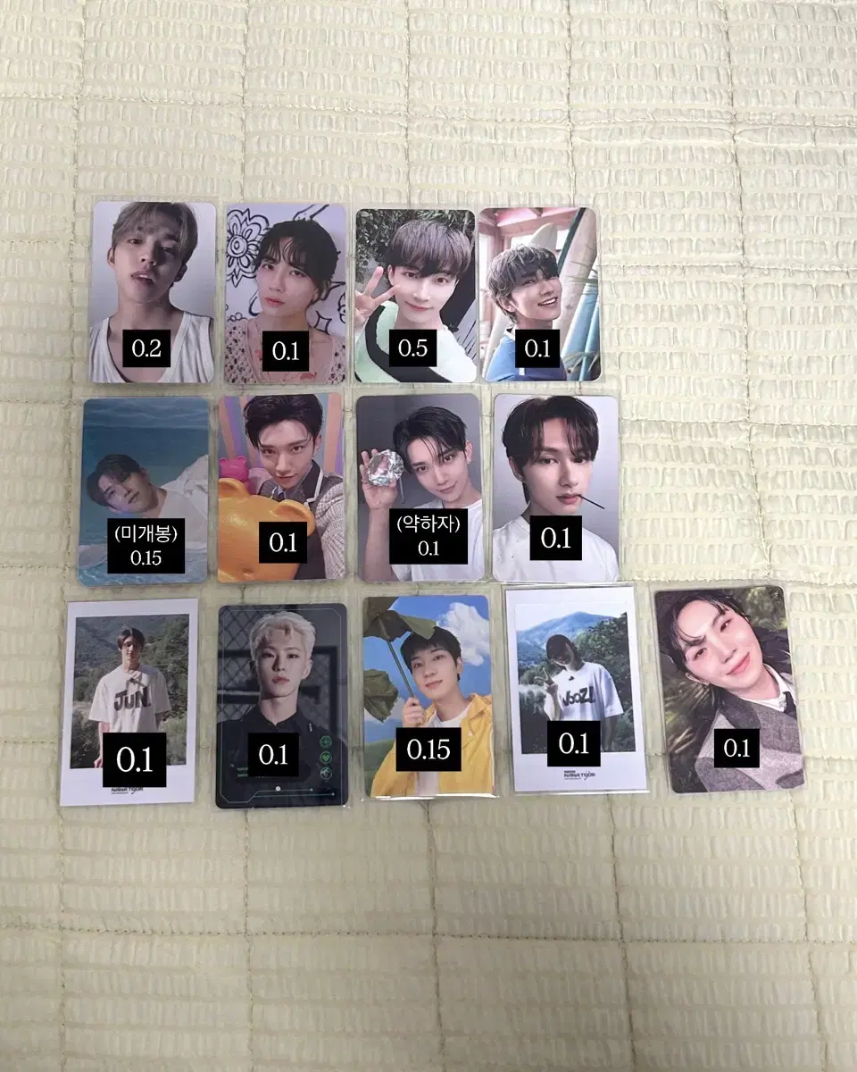 (events) seventeen joshua jun mingyu seungkwan vernon photocard wts Sell