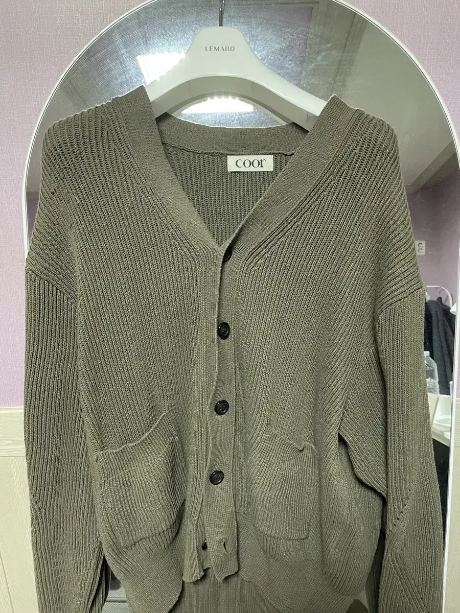 Coir cotton blend niziu Cardigan size L