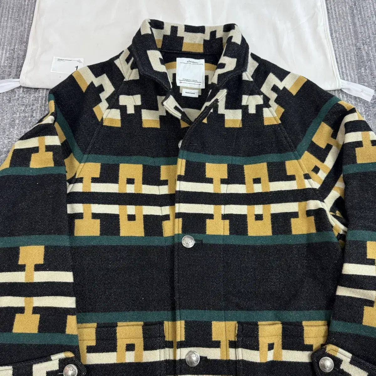 VISVIM 23SS HOPILAND COAT NATIVE BLANKET