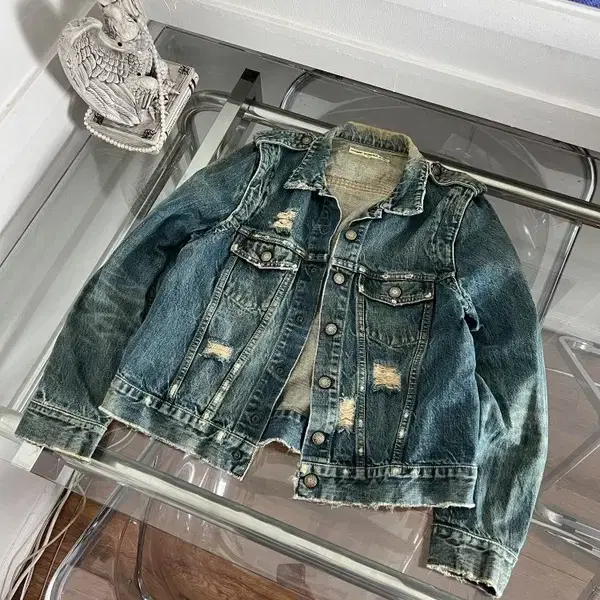 COSMIC WONDER grunge denim jacket