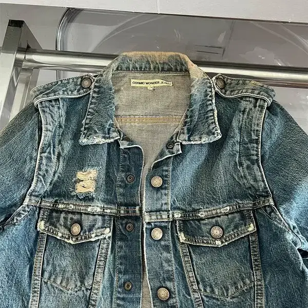 COSMIC WONDER grunge denim jacket