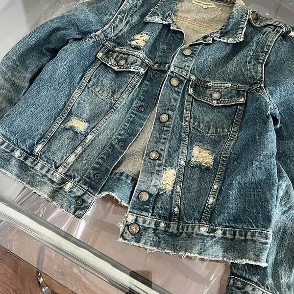 COSMIC WONDER grunge denim jacket