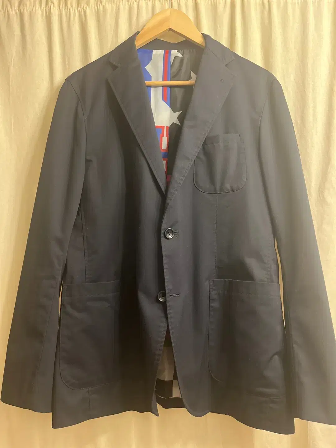 Softnet Navy Technical Blazer L