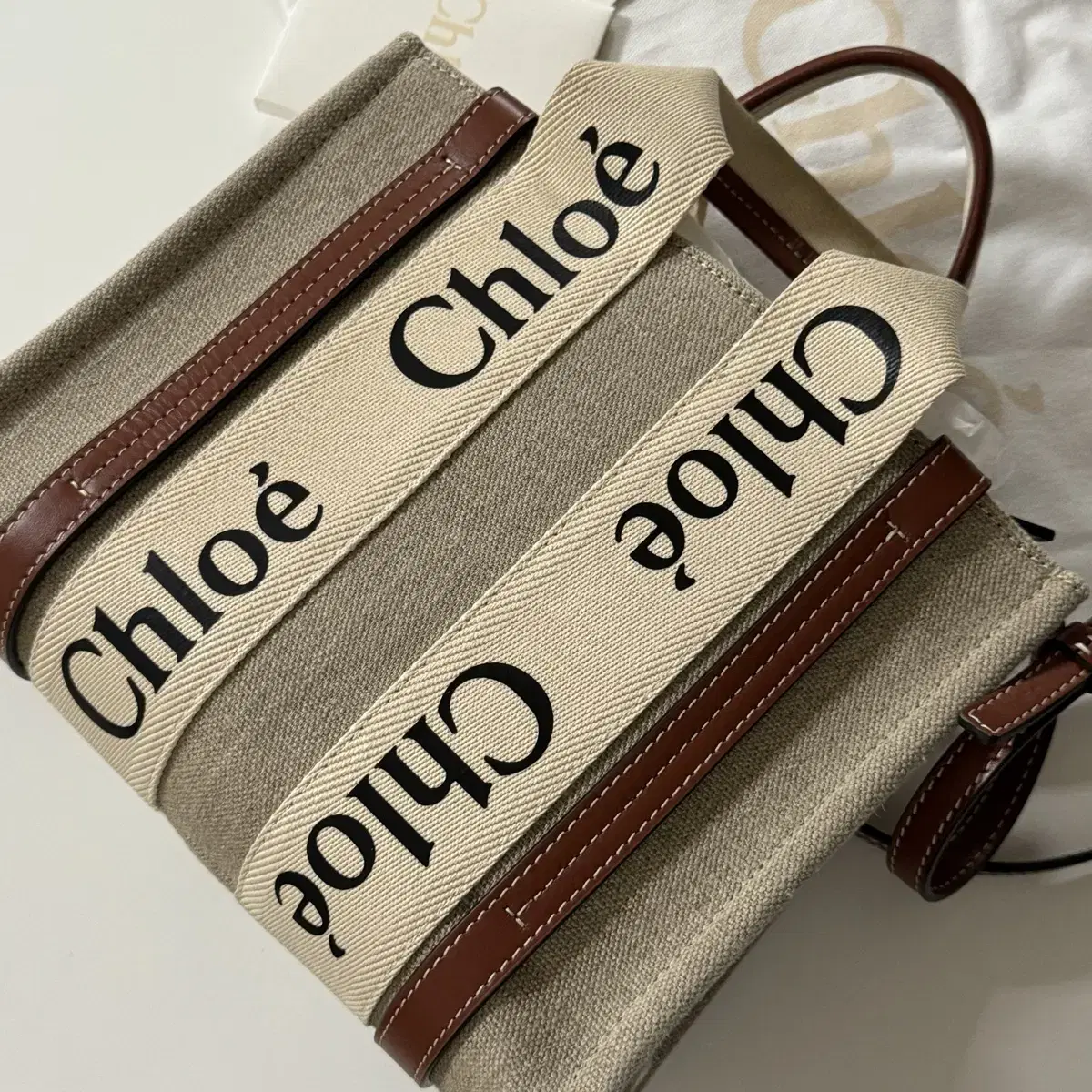 Chloe Chloé Woody Bag Small
