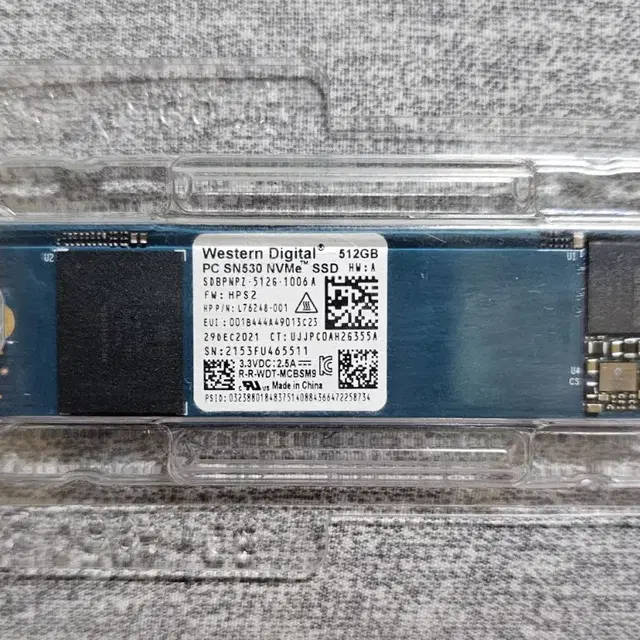 웨스턴 디지털 NVMe SSD 512gb 새제품