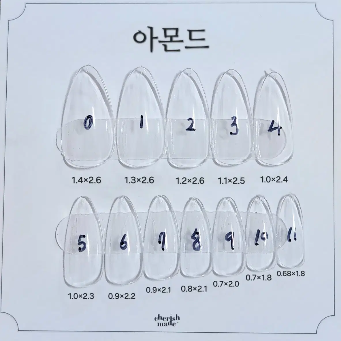 [주문제작/착용샷O] 귀여운 체리 네일팁 / 수제네일팁