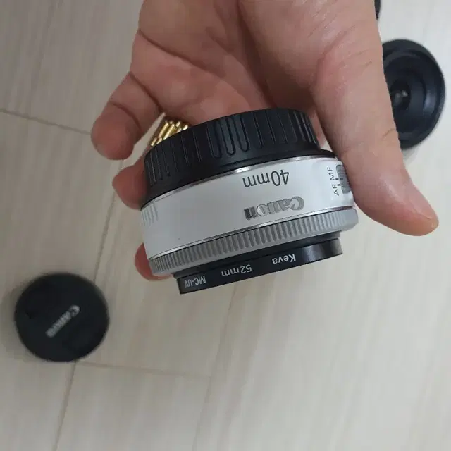 캐논 ef 40mm f2.8 팬케익 렌즈 단렌즈