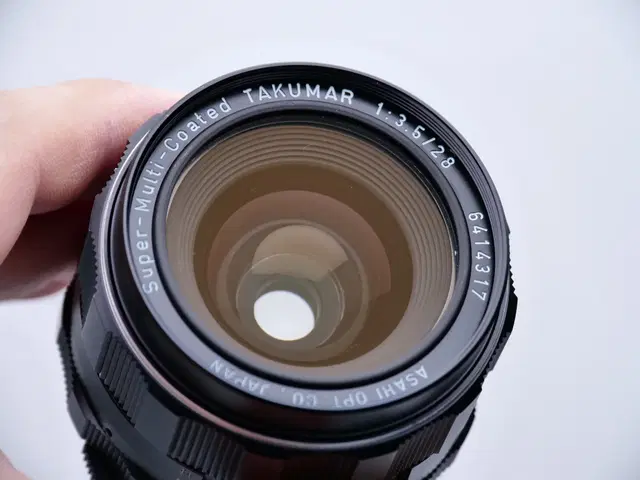 슈퍼멀티코티드 타쿠마 28mm f3.5 SMC타쿠마 M42마운트 올드렌즈