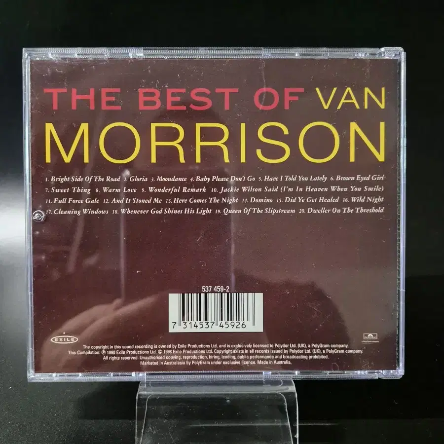 THE BEST OF VAN MORRISON CD