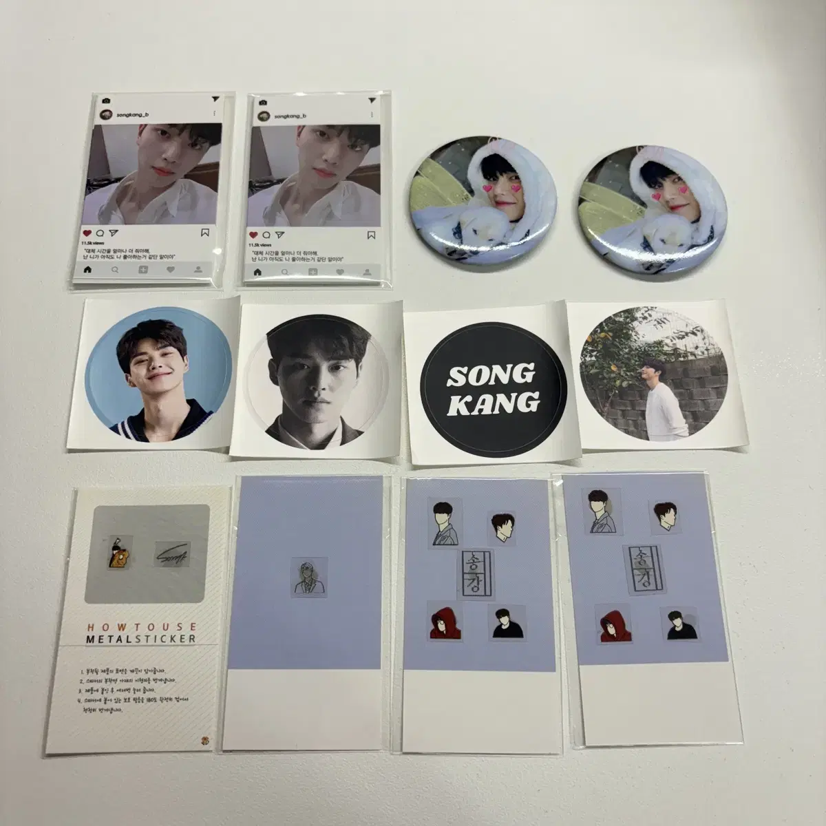 Songgang Merchandise <뱃지, 전차스, 스티커, 포카>