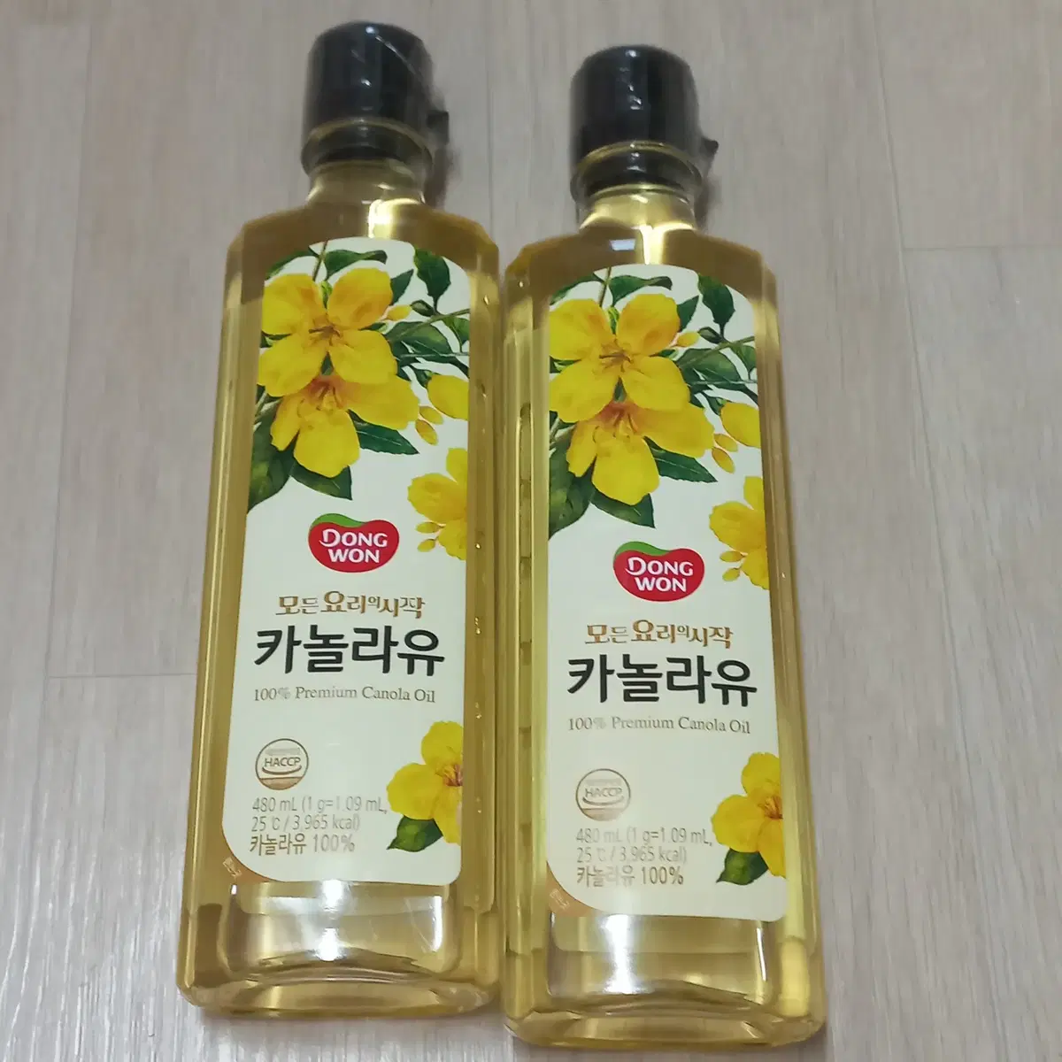 동원 카놀라유 480ml 3000원 1개 남음