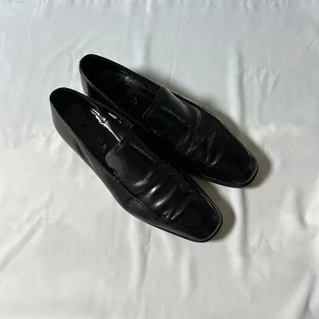 Prada square toe loafers shoes