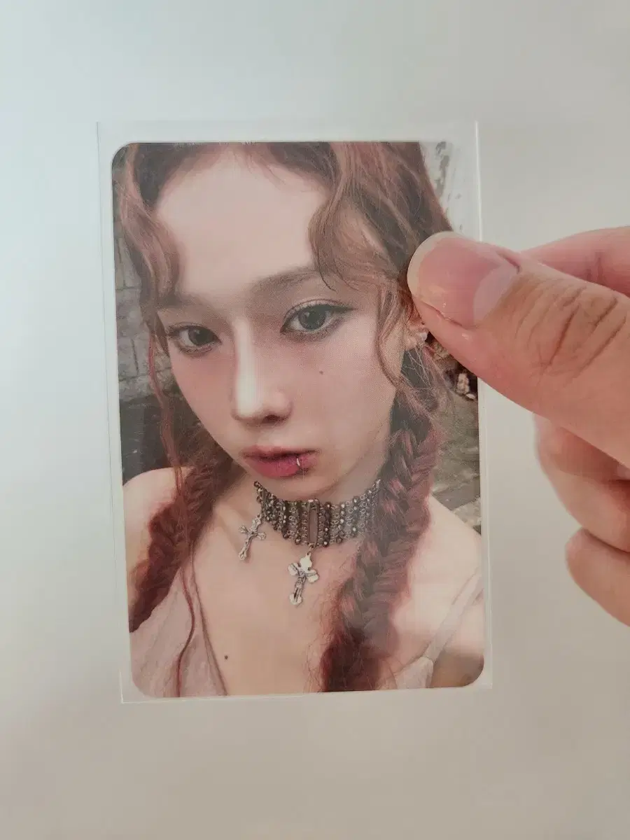 aespa winter sign photocard