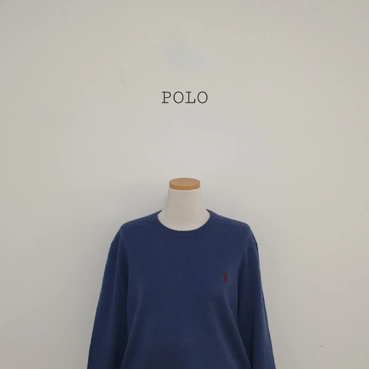 No.24112604 poloRoundneck poloRoundneck knit poloBlueknit L