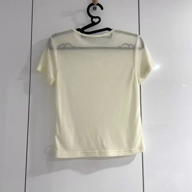 라티젠  L4 ribbon layerd t-shirt ivory