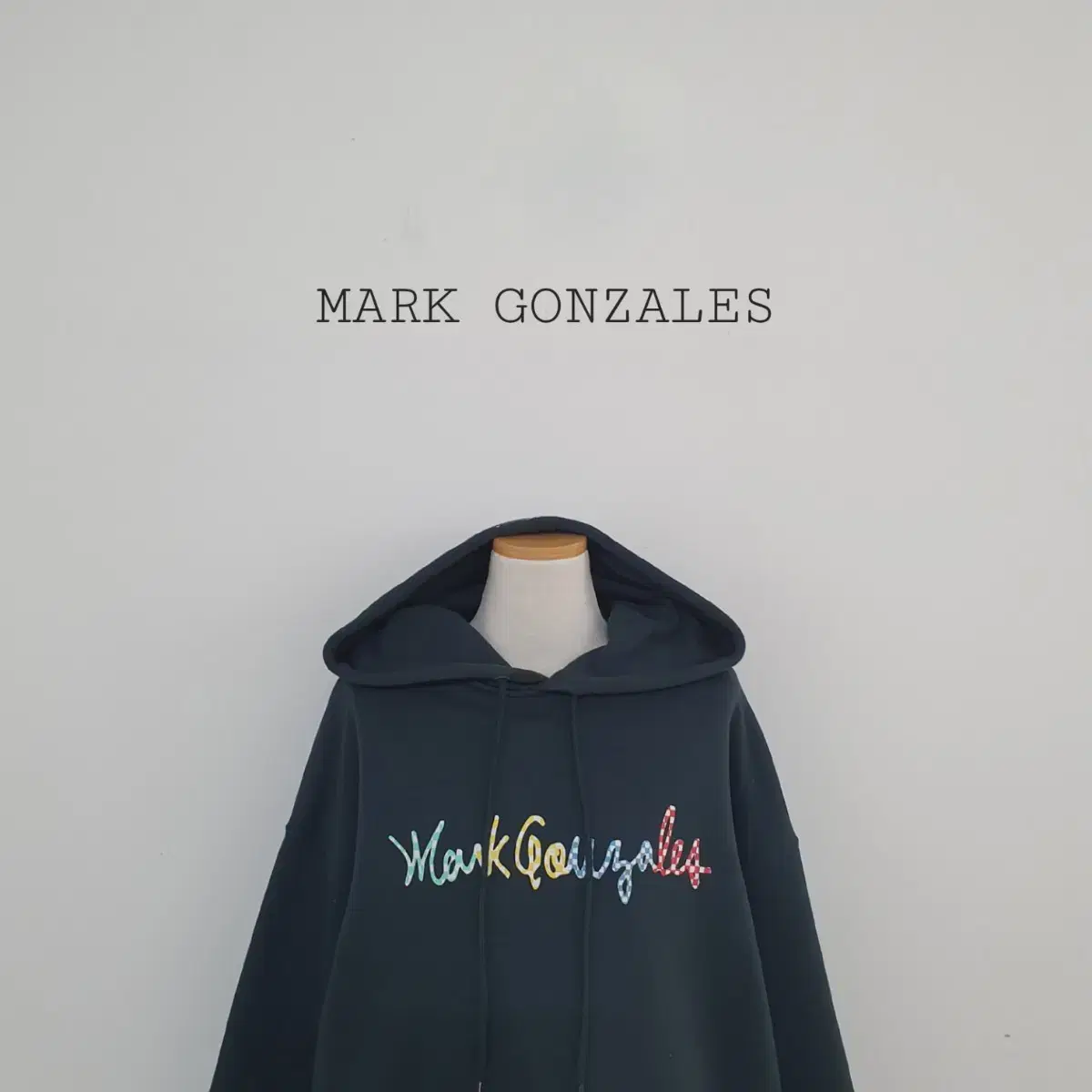 No.24101007 Mark GonzalezHoodie Mark GonzalezBig LogoHoodie Deep Green XL