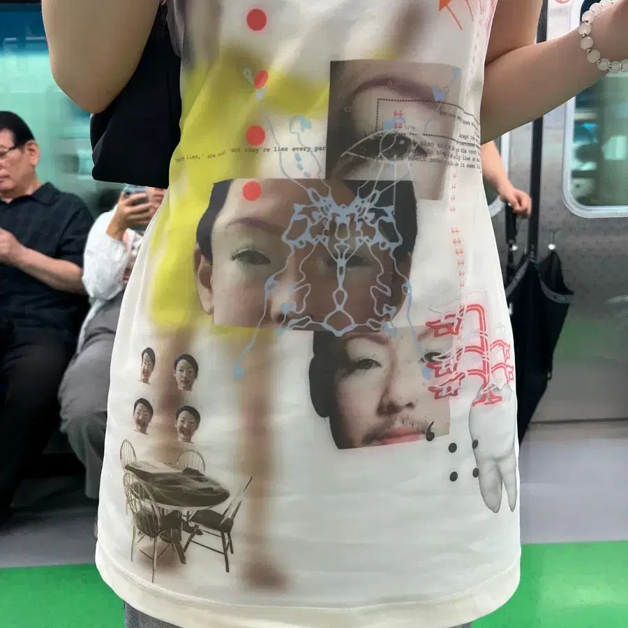 Peinture white kitten dress (페인츄얼)