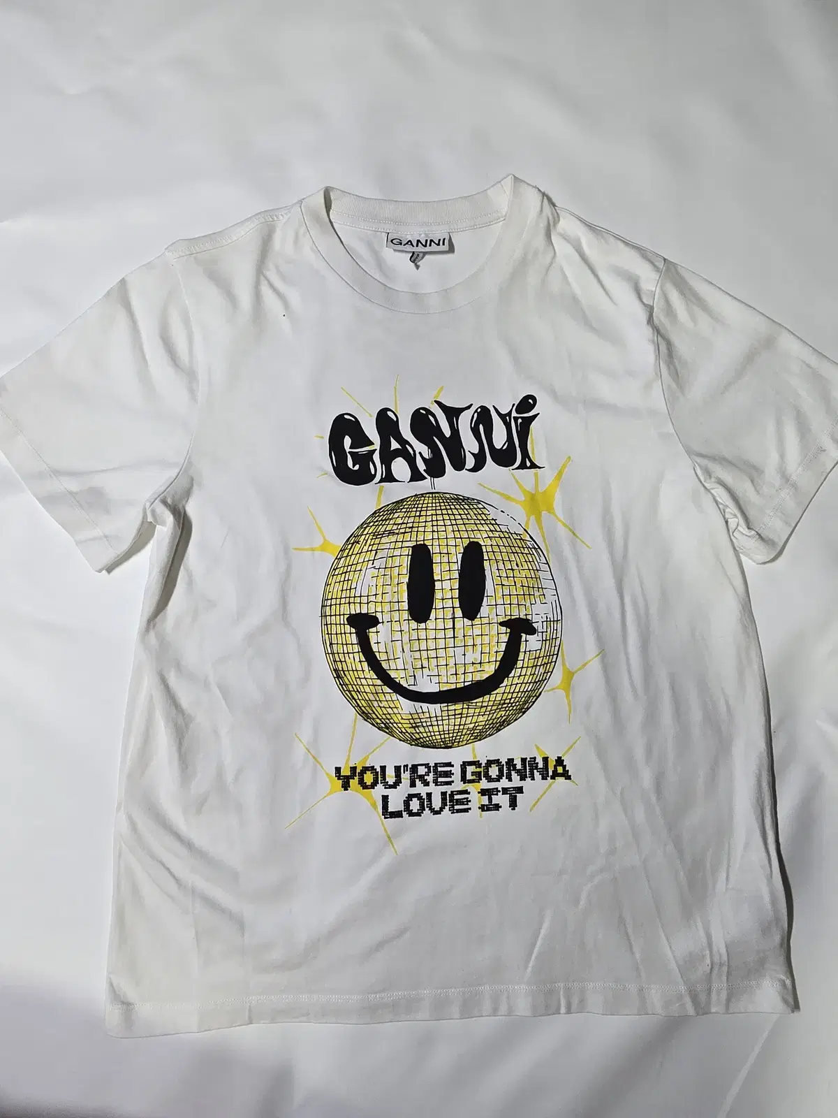 GANNI GANNI Short-sleeved T-shirt (size M)