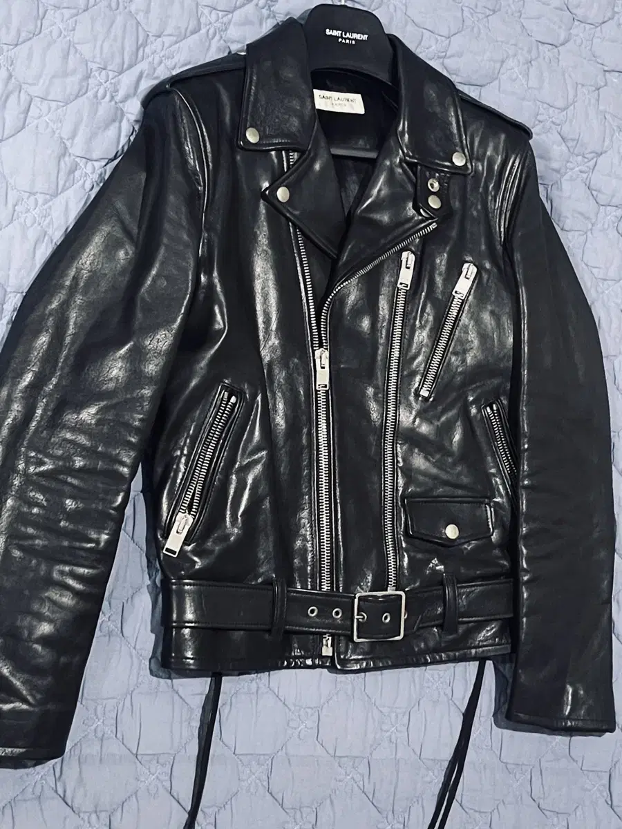 Saint Laurent 13FW Leather Rider 44