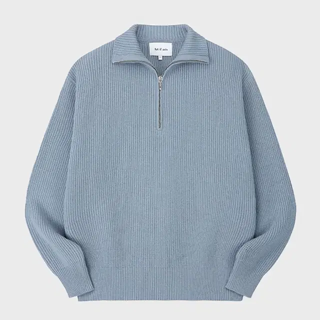 아트 이프 액츠 Half Zip Up Turtle Neck Knit