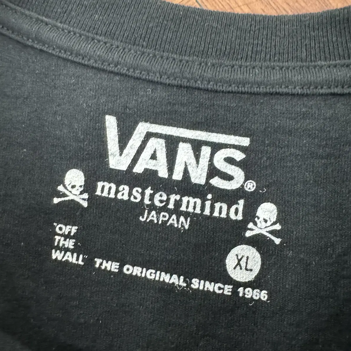 XL VANS x mastermind 반스50주년 마스터마인드 콜라보 티