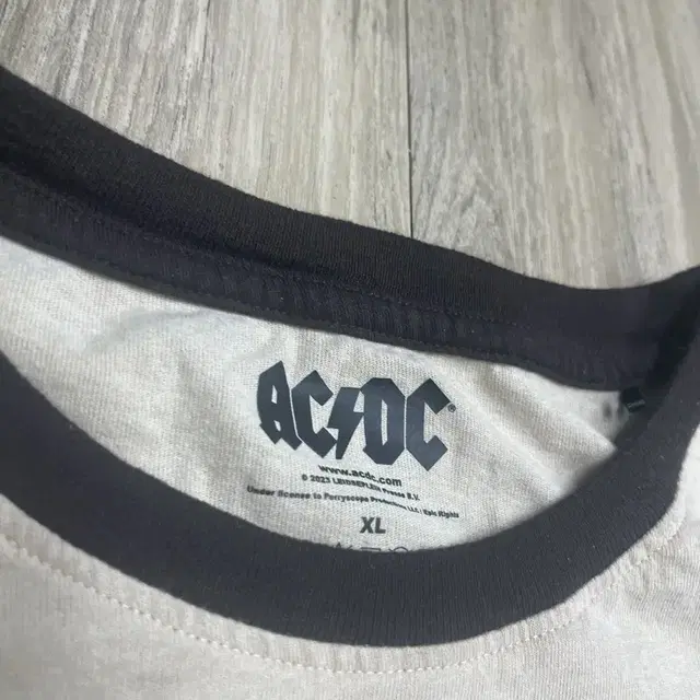 Acdc 링거티셔츠 XL