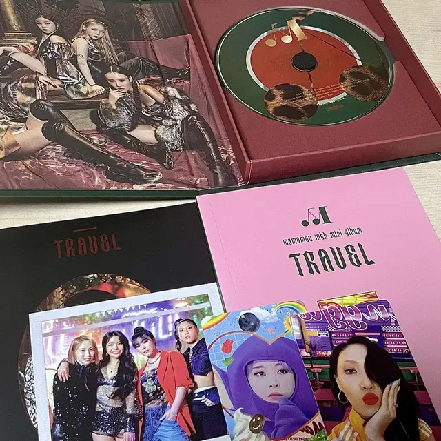 마마무 TRAVEL 앨범+포카 화사 문별