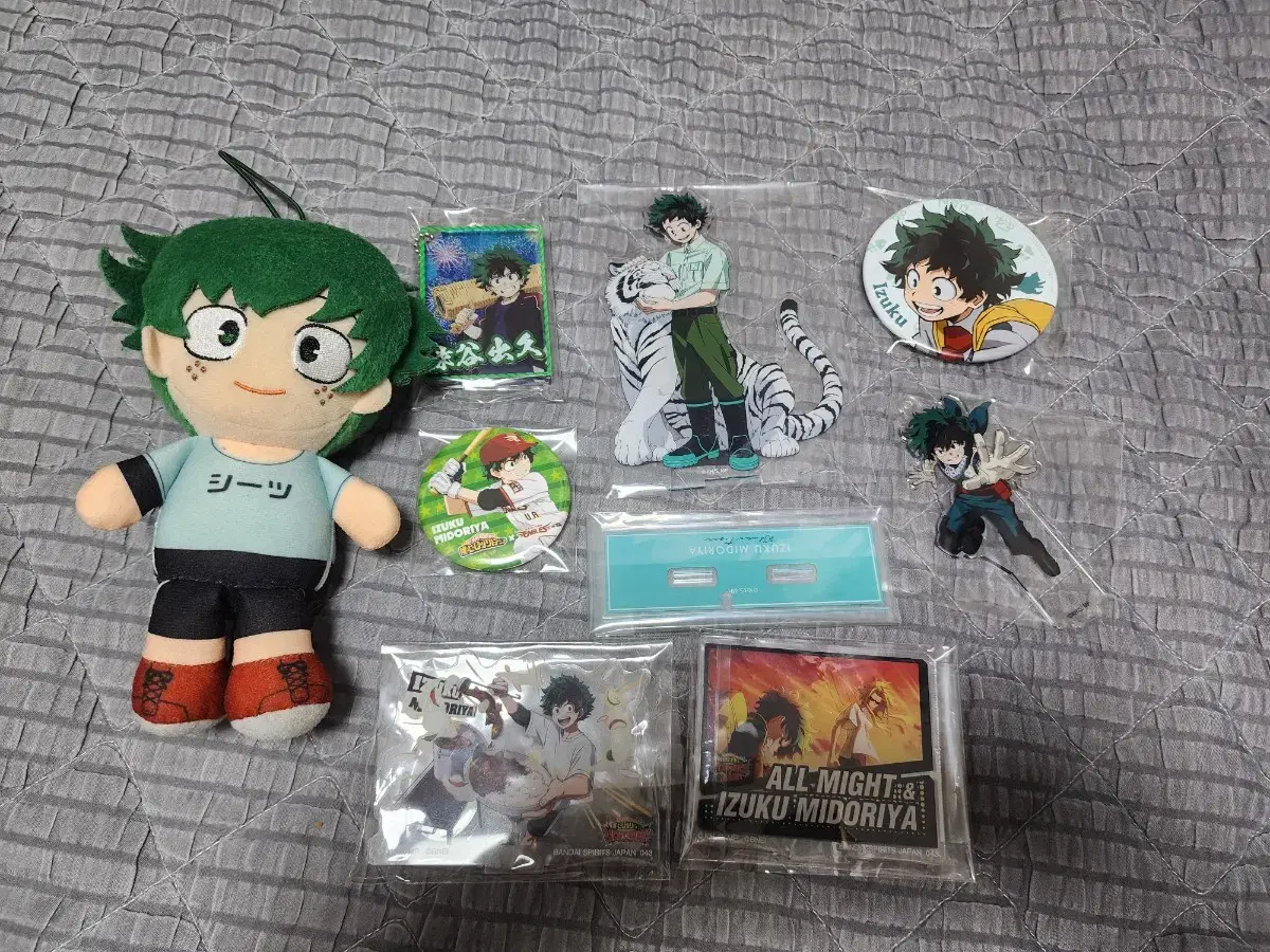 Nahia Midoriya Izuku Fireworks Corota,Zoo,Kuji Acrylic,Collaboration Badge