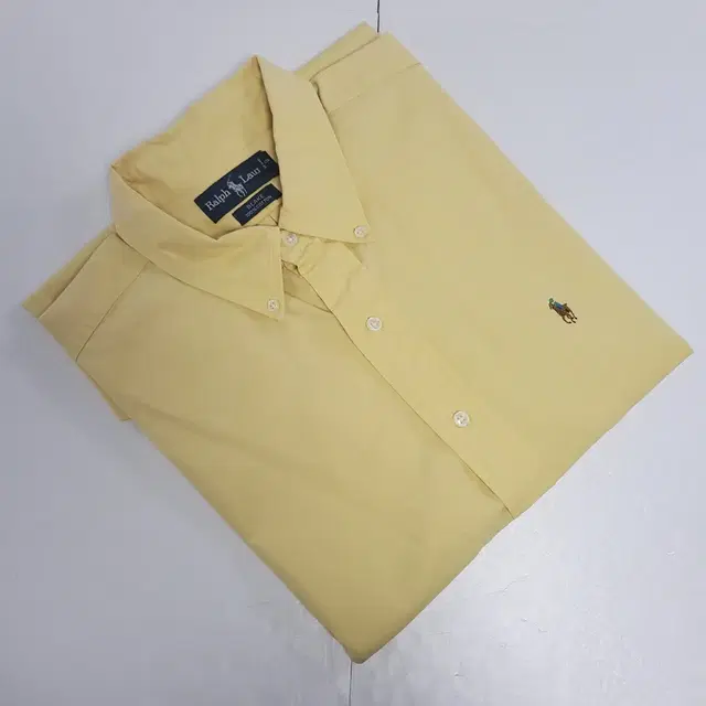 (ct264) XL 폴로 노랑 반팔 셔츠. Polo