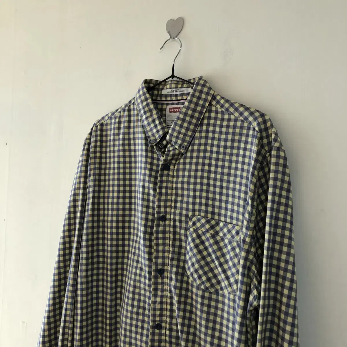 Vintage LEVI'S yellow check shirt