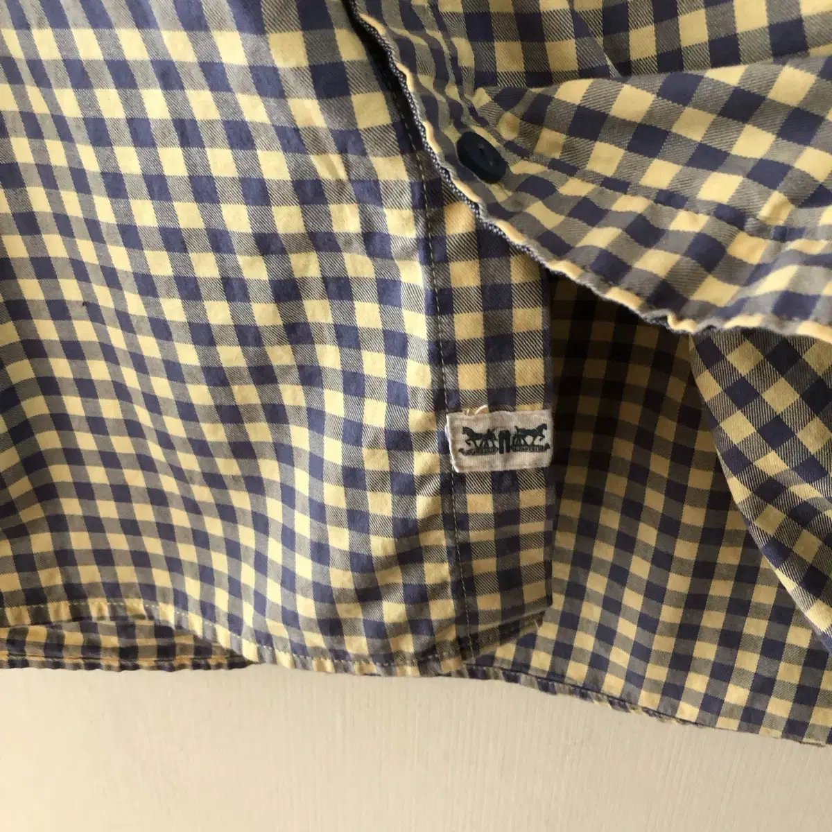 Vintage LEVI'S yellow check shirt