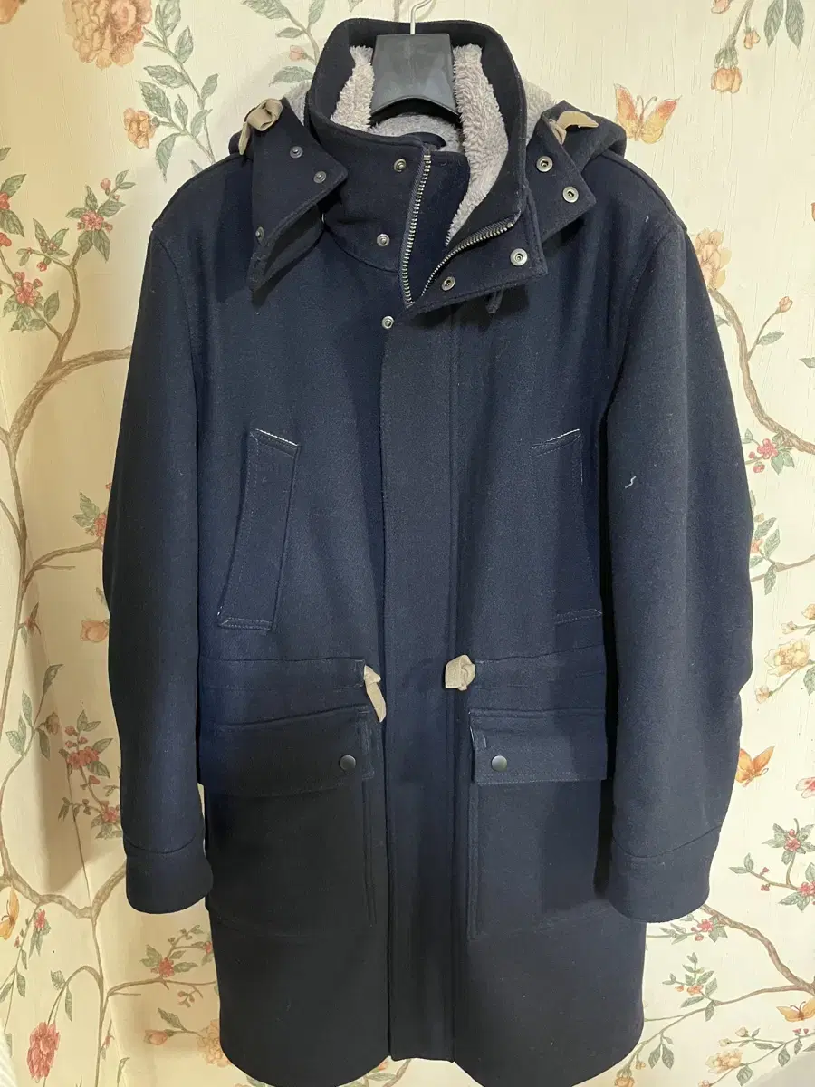 Bislow Hooded Coat Navy