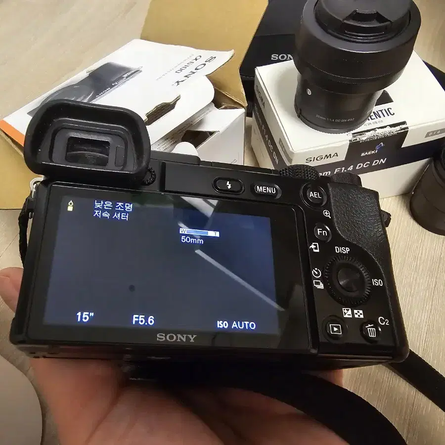 sony a6100 번들렌즈 여친렌즈 카페렌즈 일괄판매