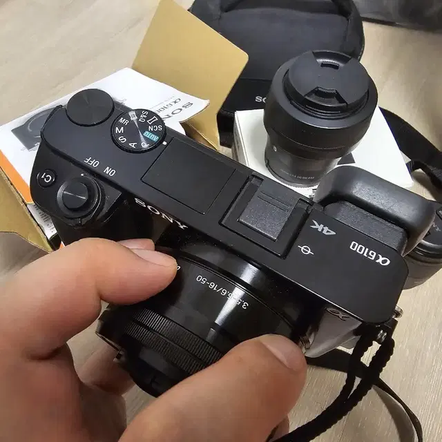 sony a6100 번들렌즈 여친렌즈 카페렌즈 일괄판매