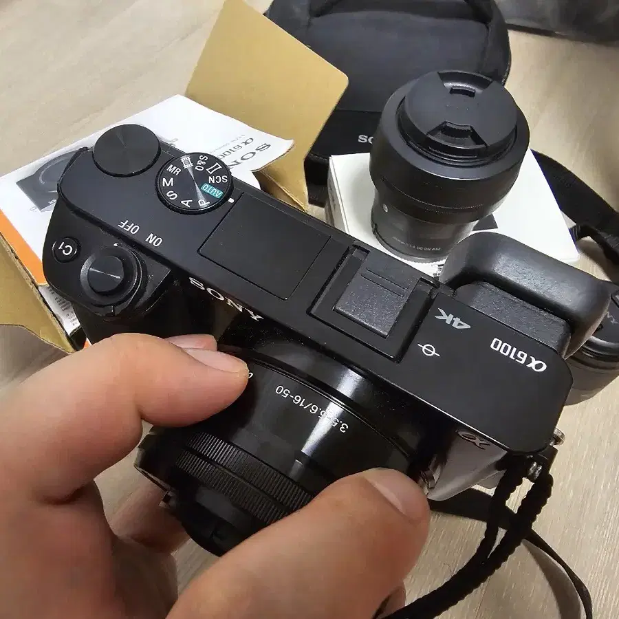 sony a6100 번들렌즈 여친렌즈 카페렌즈 일괄판매