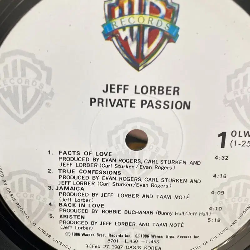 JEFF LORBER LP / AA4717