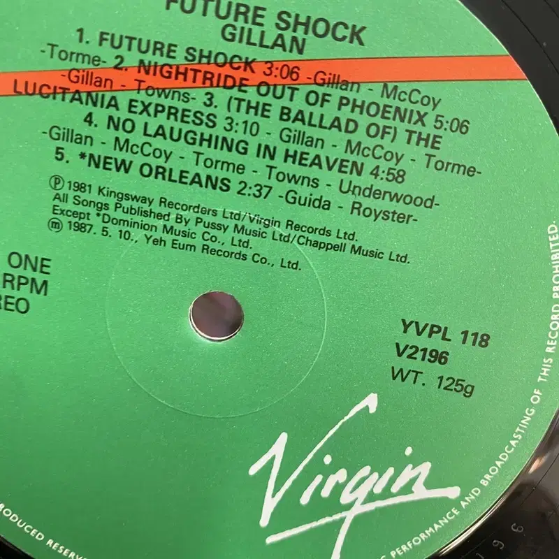 FUTURE SHOCK  LP / AA4727