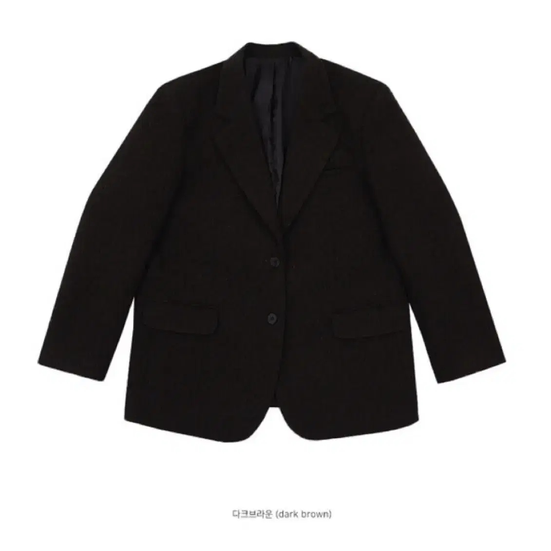 미뉴에트 bosse wool jacket 다크브라운 1회착용 울블레이저