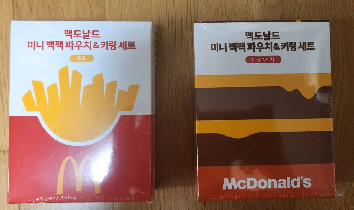 맥도날드 미니 백팩 파우치(더블쿼파치/후후)