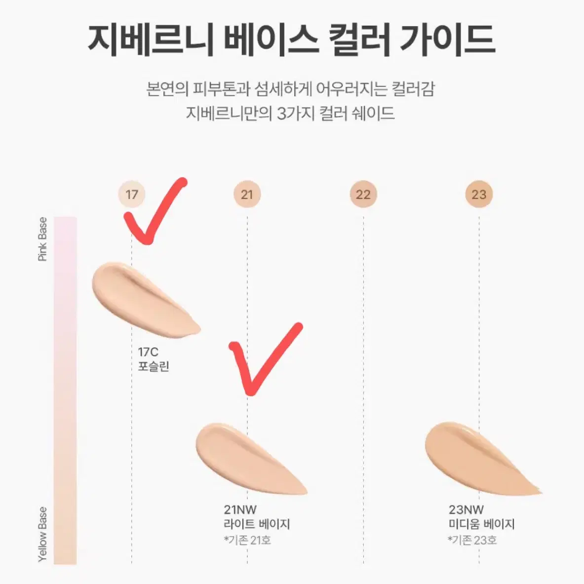 [미개봉] 지베르니) 밀착 매트핏 쿠션 17C / 21NW 리필