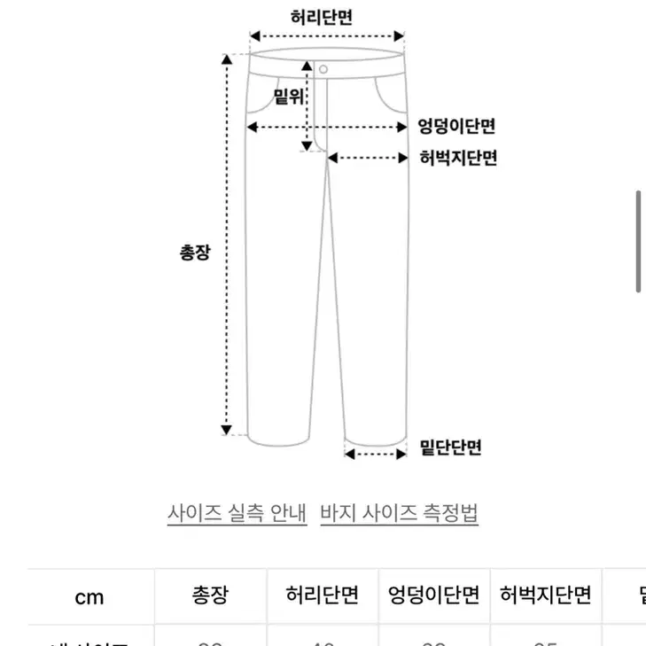 와이드 스트레이트 데님팬츠 (EEC)