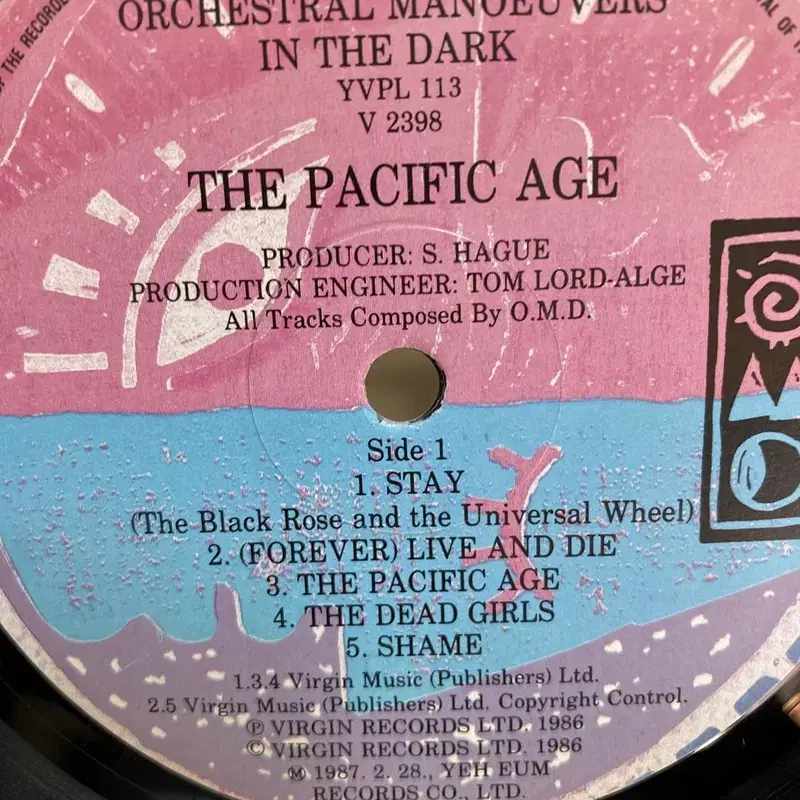 THE PACIFIC AGE  LP / AA4734