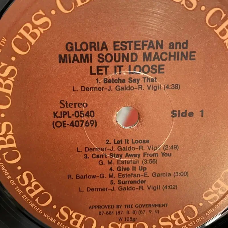 GLORIA ESTEFAN LP / AA4736