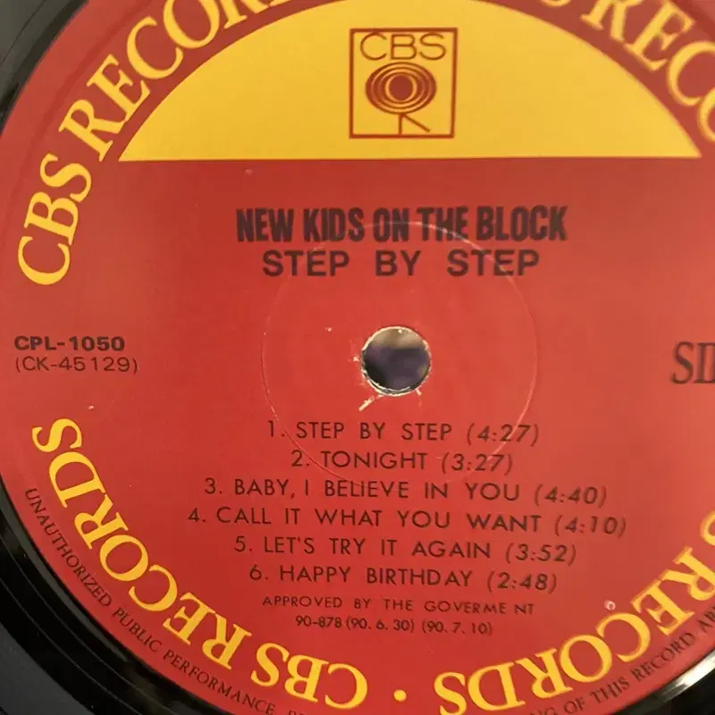 NEW KIDS ON THE BLOCK  LP / AA4748