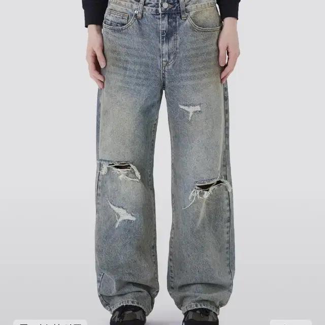 [32] 스모크라이즈 DIRTY WASHED DISTRESSED JEAN