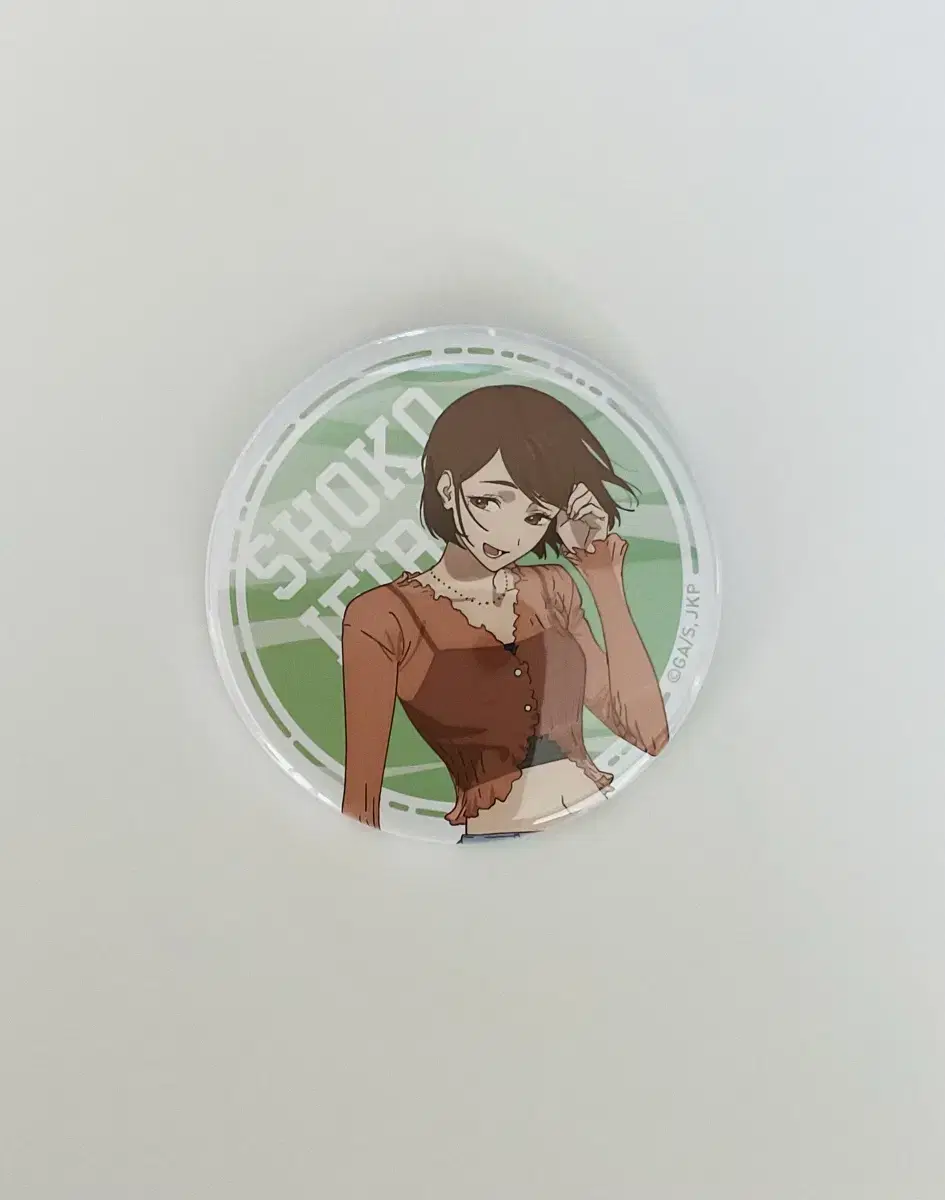 Zuu Zuu Cafe Collaboration Cafe Iairi Shoko Can Badge acrylic Keyring