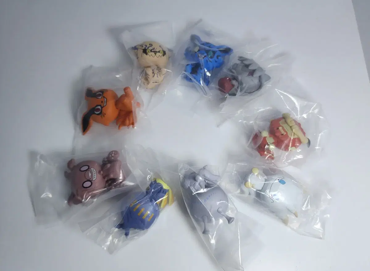 Naruto First Lottery E Prize Chokonoko Misu Full Set of 9 Figures